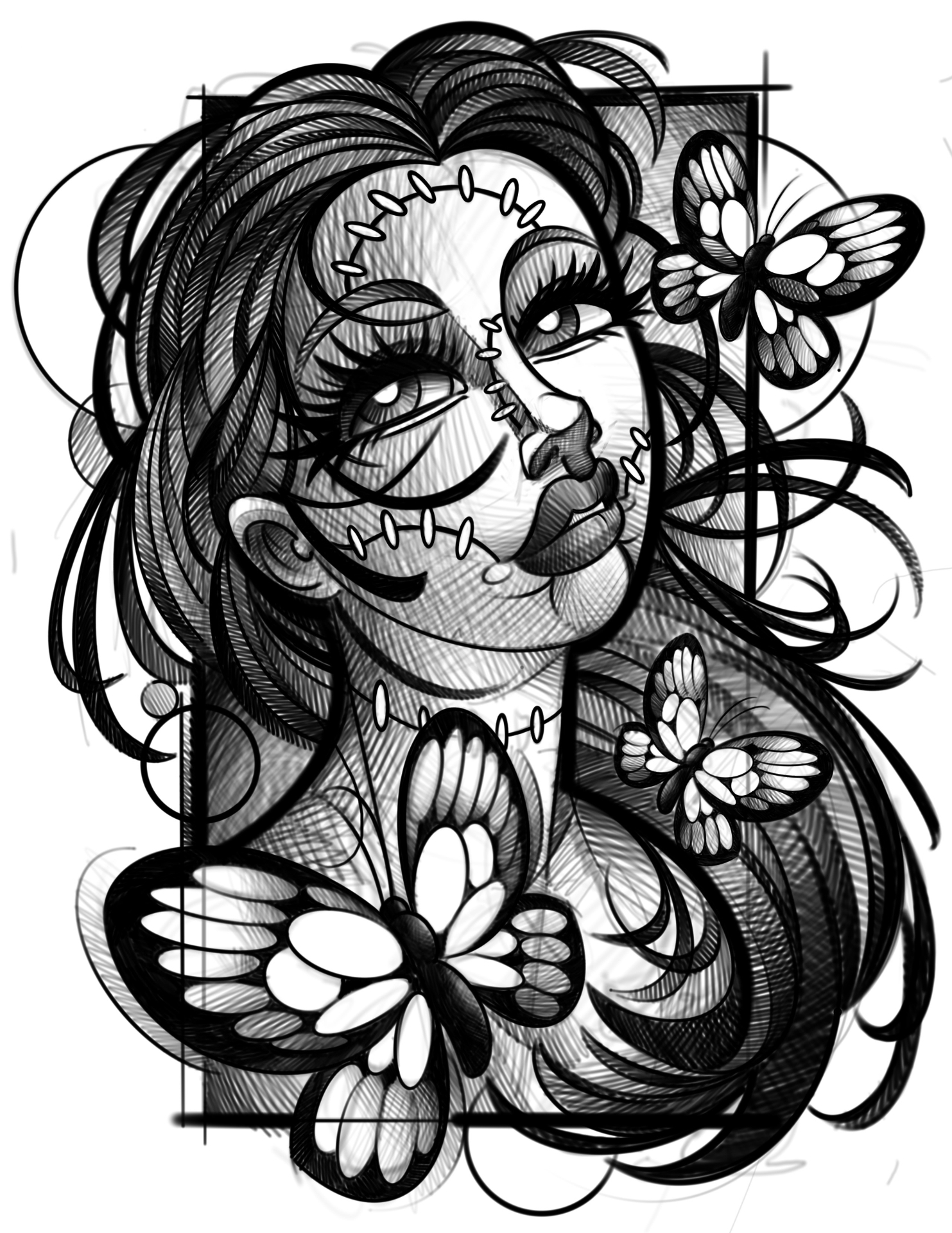 Day of the Dead Butterfly