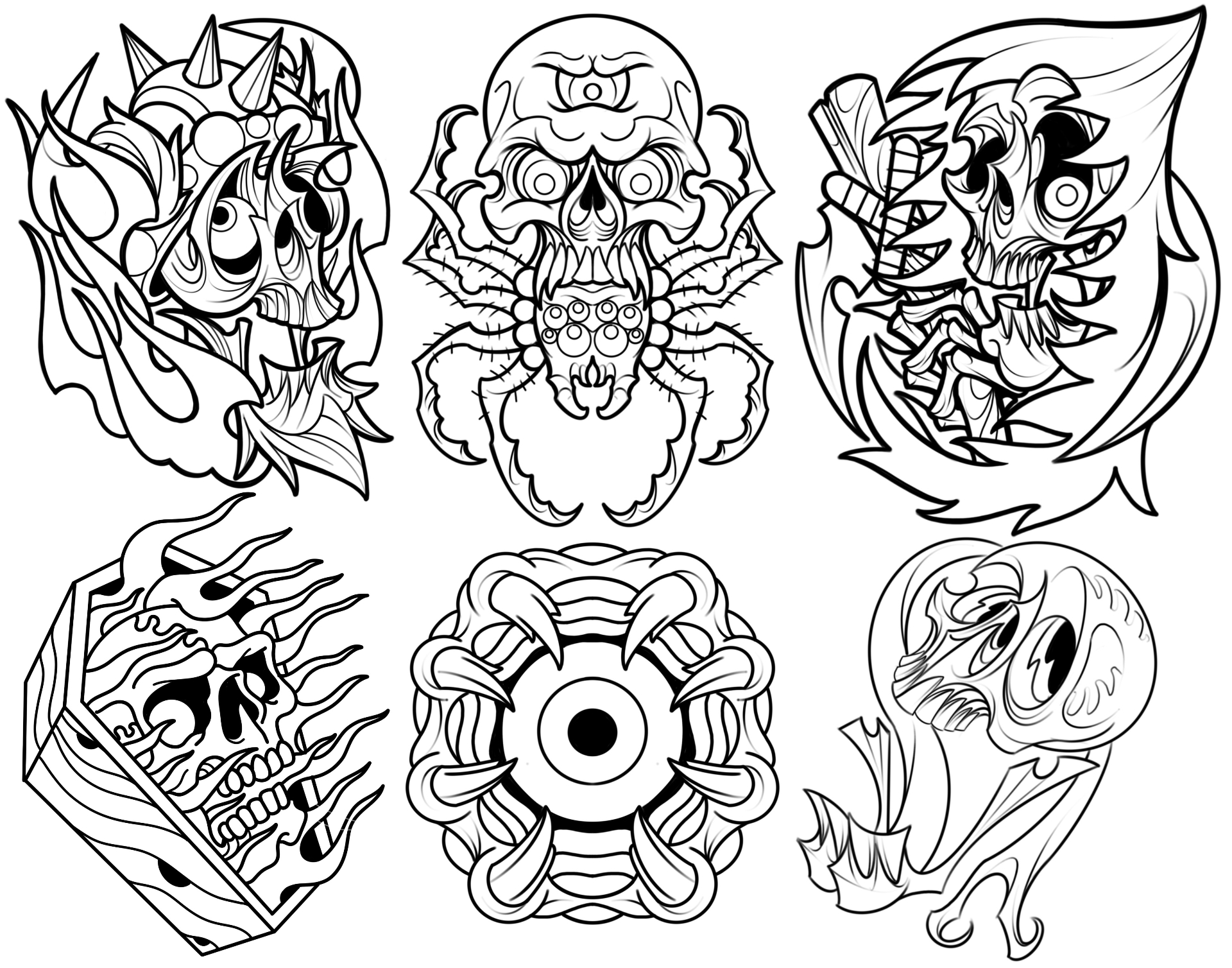 Skulls & Spiders