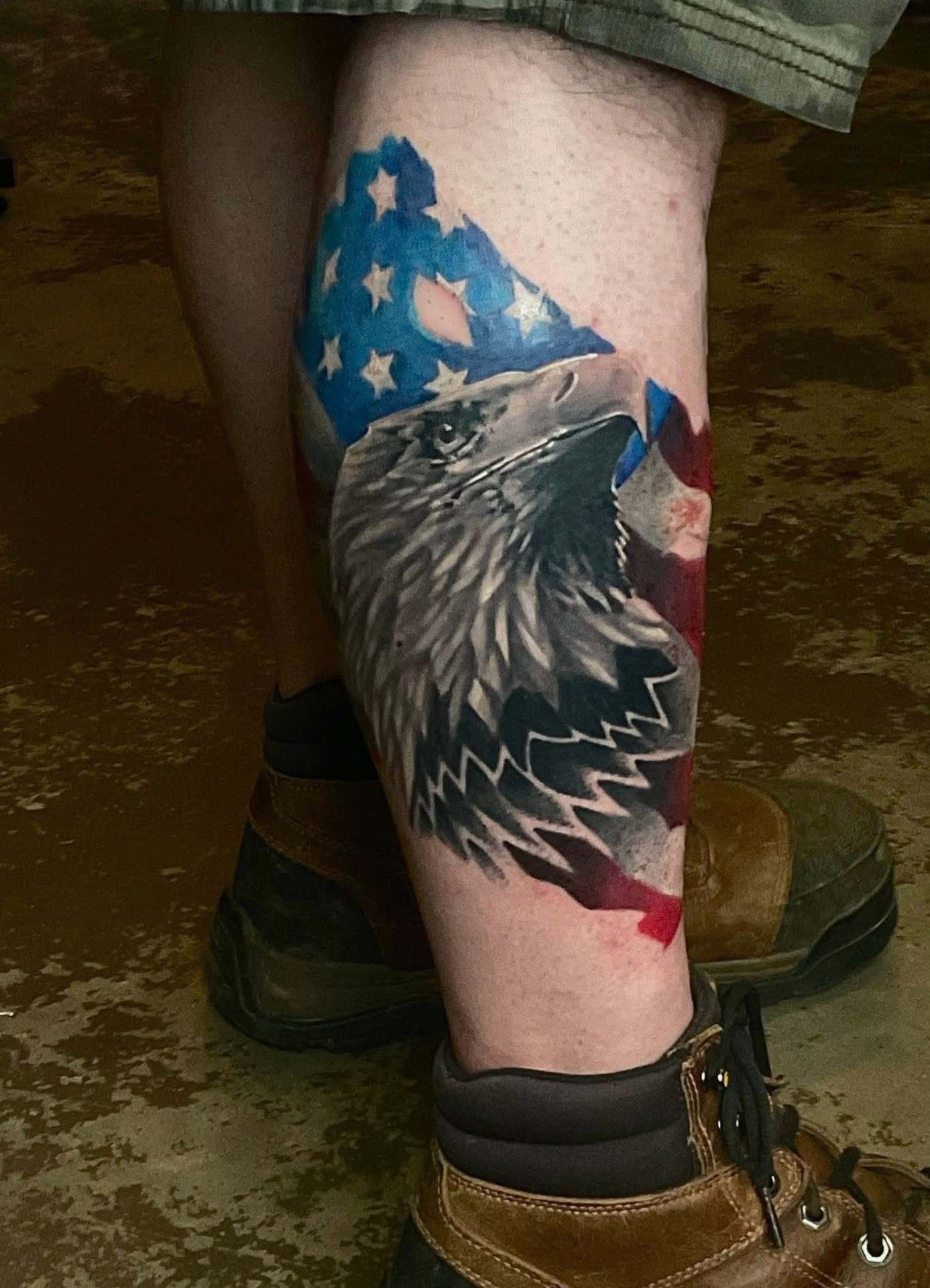 Eagle & Flag